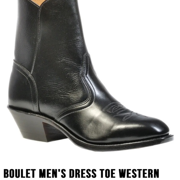 Men’s size 11 wide BOULET boots leather with zipper